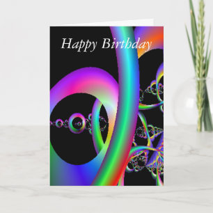 Loops Birthday Card Kaart