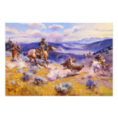 Loops en Swift Horses zijn zekerder dan Lood Foto Afdruk (Voorkant)