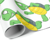 loopschildpad cadeaupapier (Rol Hoek)