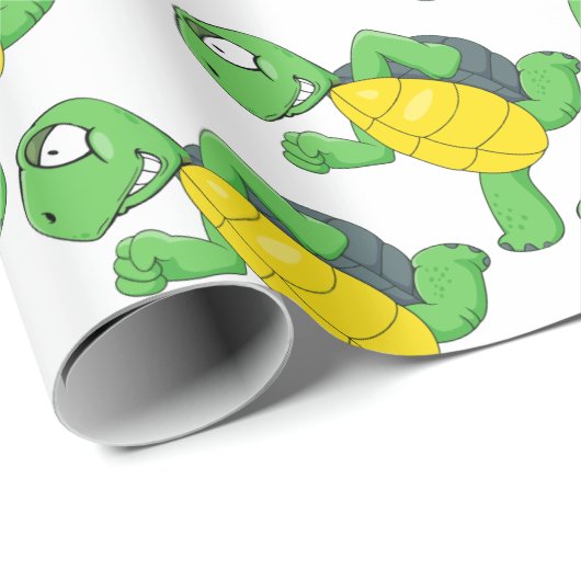 loopschildpad cadeaupapier (Rol Hoek)