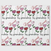 Loopt door oma cadeaupapier (Vlak)