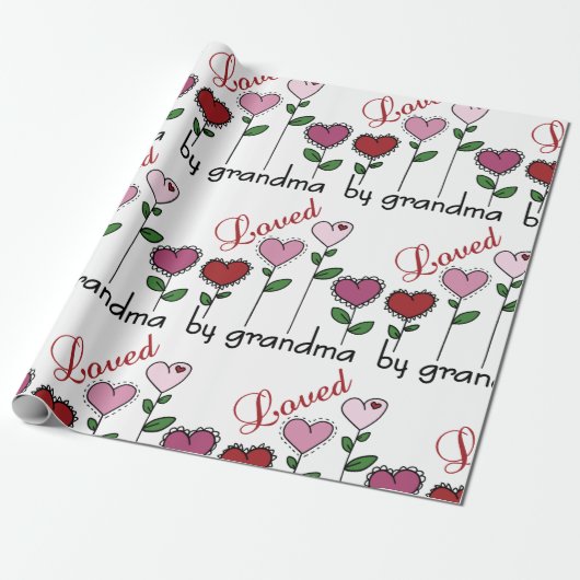Loopt door oma cadeaupapier (Uitgerold)
