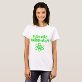 Loopt met nucleair materiaal t-shirt (Voorkant volledig)