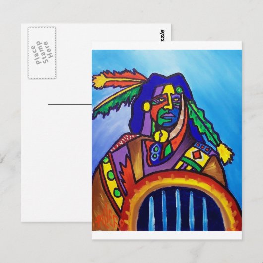 Loopt met Wolfs naar Piliero Briefkaart (Voorkant / Achterkant)