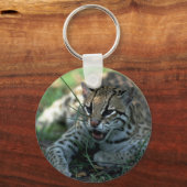 Loopt oelot neer sleutelhanger (Voorkant)