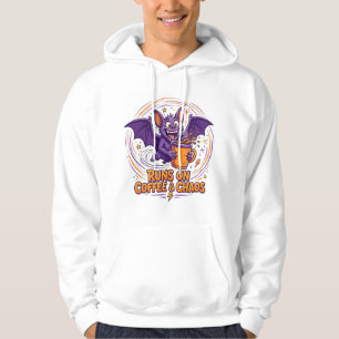 Loopt op koffie en chaos-trui hoodie