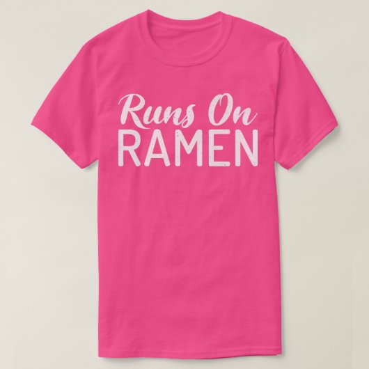 Loopt op Ramen Lover 2774 T-shirt (Design voorkant)