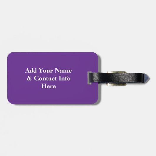 Loopt 'R' Us uit Bagagelabel (Achterkant horizontaal)