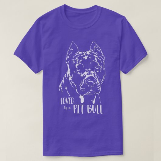 Loopt van een Pit Bull dog gezegde Premium T-S T-shirt (Design voorkant)
