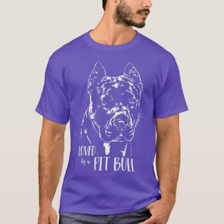Loopt van een Pit Bull dog gezegde Premium T-S T-shirt