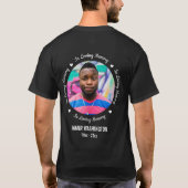 Looptijd Geheugen Aangepaste foto Memorial Walk Fu T-shirt (Achterkant)