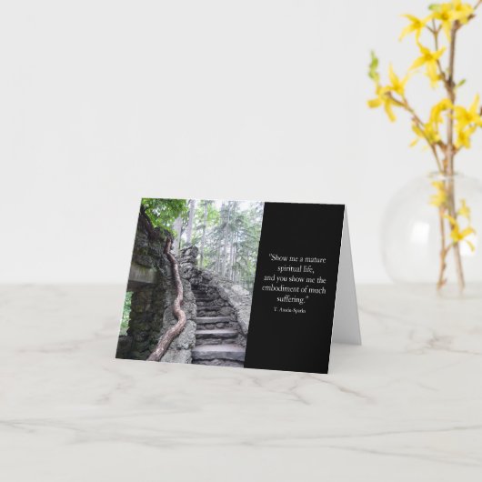 Looptijd... Notecard Kaart (Gele Bloem)