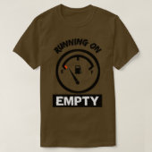 Looptijd op leeg t-shirt (Design voorkant)