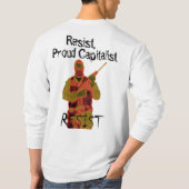 looptijdkopie, revolutionair-oorlogsvlag, cd-logo- t-shirt (Achterkant)