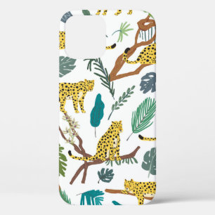 Loopvogels wilde dieren in het oerwoud die met de  Case-Mate iPhone case