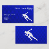 loopwerk; Blauw Visitekaartje (Voorkant / Achterkant)