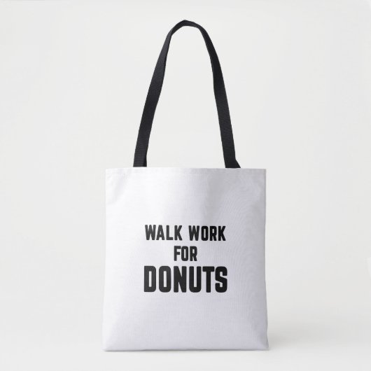 Loopwerk voor donuts tote bag (Voorkant)