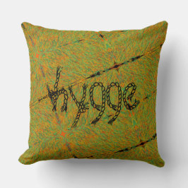 loopy abstract art hygge (comfort) met ropeletter kussen