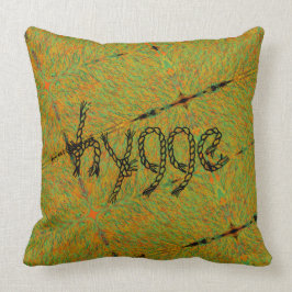 loopy abstract art hygge (comfort) met ropeletter kussen