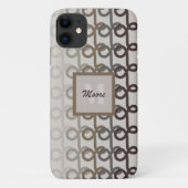 Loopy Lines - Bruin Mocha Ombre Phone Case (Achterkant)