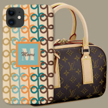 Loopy Lines - Donkere telefoontas met retro