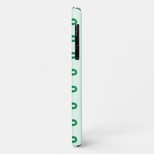 Loopy Lines - Green Ombre Phone Case (Achterkant/links)