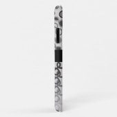 Loopy Lines met hybride paisley Gray Ombre Case-Mate iPhone Case (Achterkant/rechts)