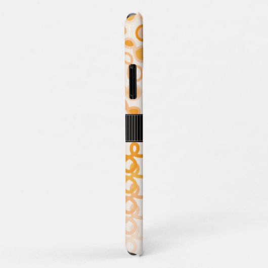 Loopy Lines met hybride paisley - Oranje Ombre Case-Mate iPhone Case (Achterkant/rechts)