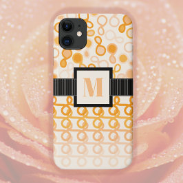 Loopy Lines met hybride paisley - Oranje Ombre Case-Mate iPhone Case