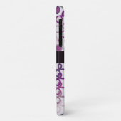 Loopy Lines met hybride paisley Paars Ombre Case-Mate iPhone Case (Achterkant/links)
