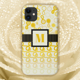 Loopy Lines met hybride paisley Yellow Hues Ombre Case-Mate iPhone Case