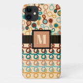 Loopy Lines met hybride paisleydragende zonnepalet Case-Mate iPhone Case (Achterkant)