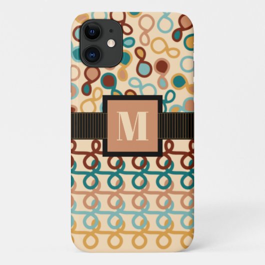Loopy Lines met hybride paisleydragende zonnepalet Case-Mate iPhone Case (Achterkant)