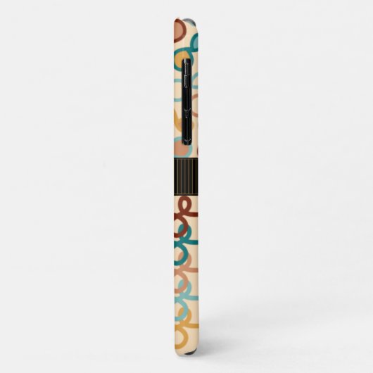 Loopy Lines met hybride paisleydragende zonnepalet Case-Mate iPhone Case (Achterkant/links)