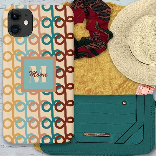 Loopy Lines - Verzadigde telefoontas met zonnepale Case-Mate iPhone Case