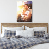 Loopy Love Heart String Eenvoudige knoop Moderne f Canvas Afdruk (Insitu (Slaapkamer))