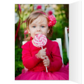 Loopy Love Lines Valentijnsdag Greeting Photo (Binnen (Links))