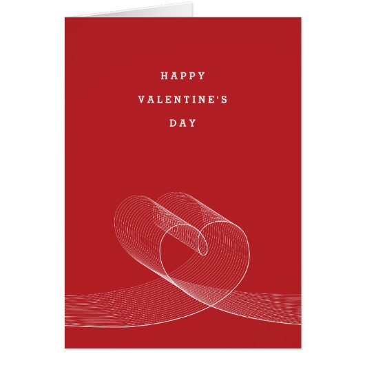 Loopy Love Lines Valentijnsdag Greeting Photo (Voorkant)