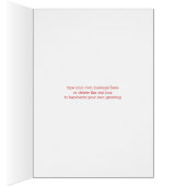 Loopy Love Lines Valentijnsdag Greeting Photo (Binnen (Rechts))