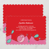 Loopy LOVE Plaids Craft Chic Vrijgezellenfeest Par Kaart (Voorkant / Achterkant)