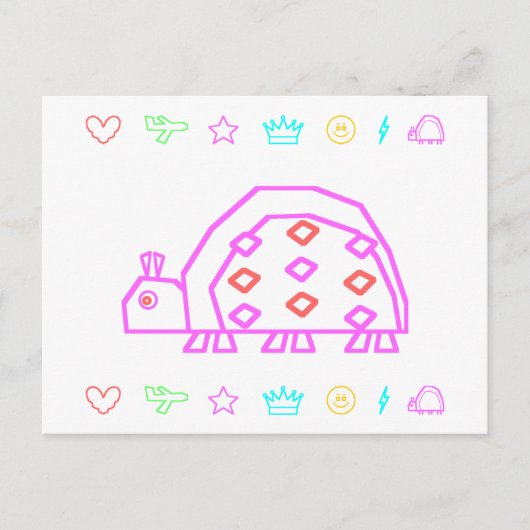 Loopzie Ladybug Briefkaart (Voorkant)