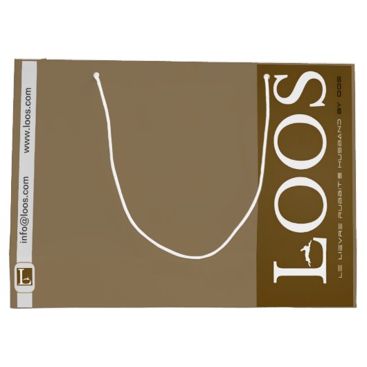 LOOS GIFT BAG GROOT CADEAUZAKJE (Achterkant)