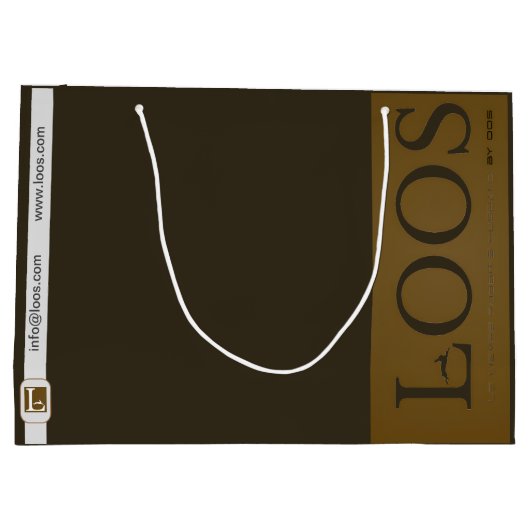 LOOS GIFT BAG GROOT CADEAUZAKJE (Achterkant)