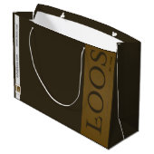 LOOS GIFT BAG GROOT CADEAUZAKJE (Achterkant Gekanteld)