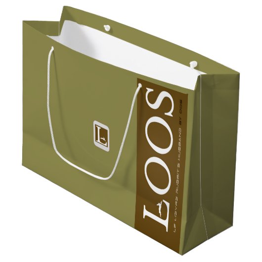 LOOS GIFT BAG GROOT CADEAUZAKJE (Voorkant Gekanteld)