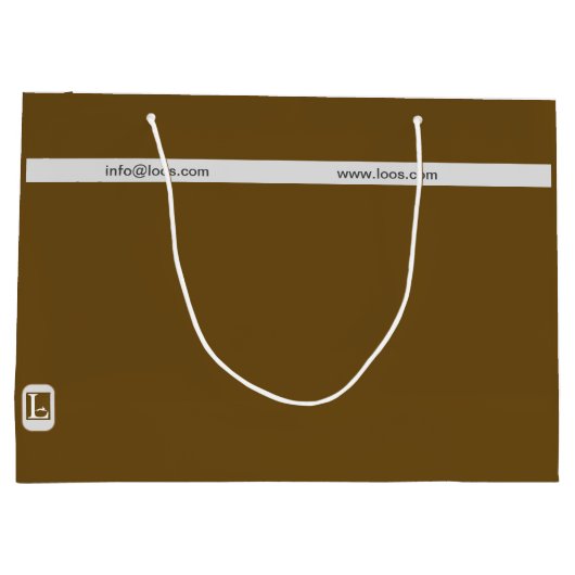 LOOS GIFT BAG GROOT CADEAUZAKJE (Achterkant)