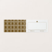 LOOS VOLTOOID VISITEKAARTJE (Binnenkant ongevouwen)