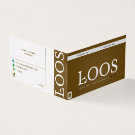 LOOS VOLTOOID VISITEKAARTJE