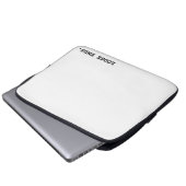 Loose Ends Professional Minimalist Laptop Sleeve (Voorkant onderkant)