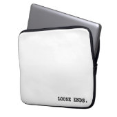 Loose Ends Professional Minimalist Laptop Sleeve (Voorkant Links)
